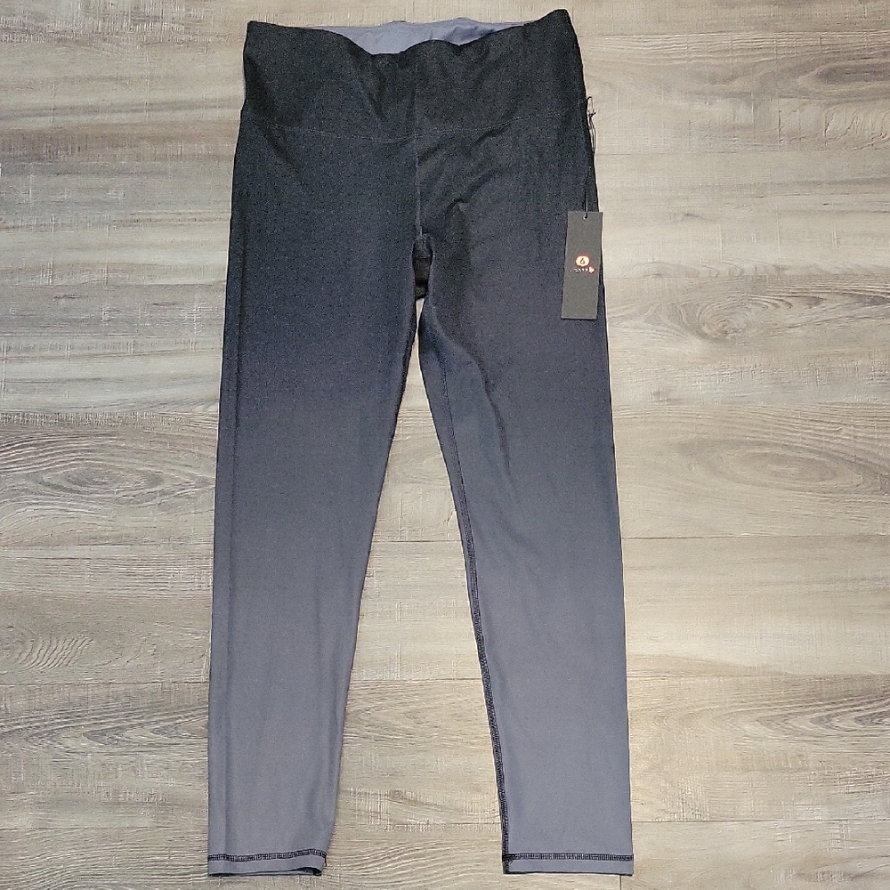 Mono B Black Fade To Charcoal Leggings. New With Tags.